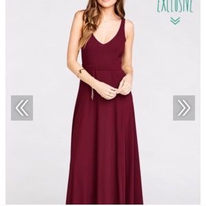Show me your mumu Jenn Maxi Dress - Merlot